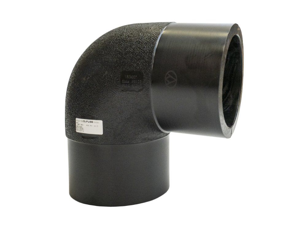 Отвод литой 90° PN16 SDR11 PE100 D50