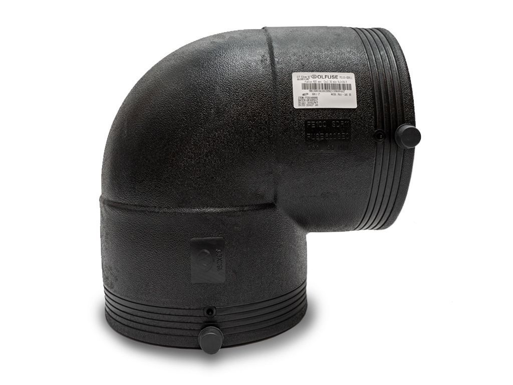 Отвод электросварной 90° PN16 SDR11 PE100 D110